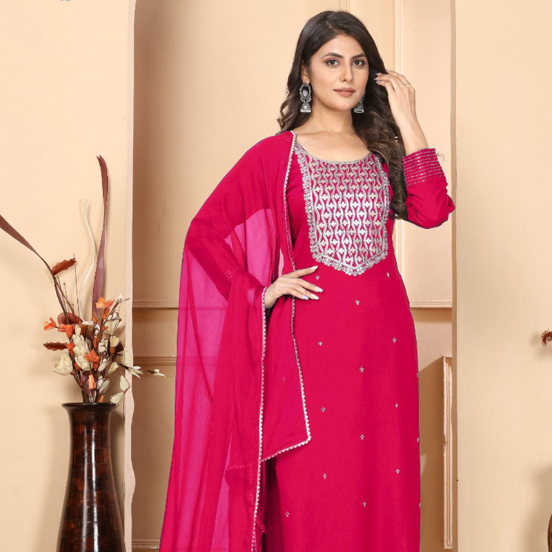 Meena Red Salwar Kurtis