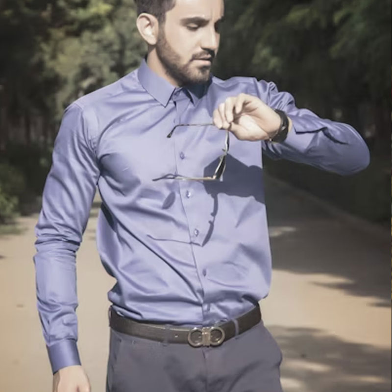 loyal blue shirt & trouser