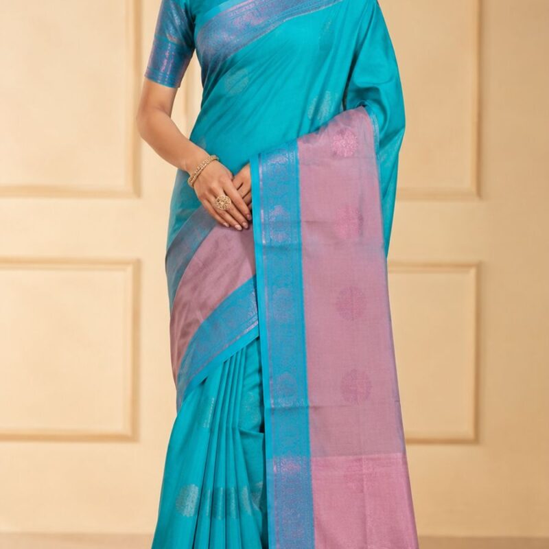 Cotton silk sadi ( कॉटन सिल्क साडी )