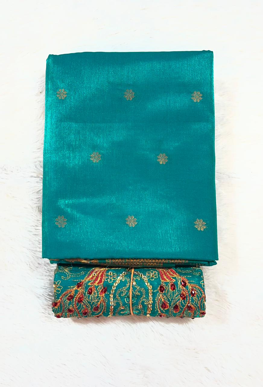21.AariWork Kalanjali Paithani Sadi ( आरीवर्क कलांजली पैठणी साडी ) - Image 4