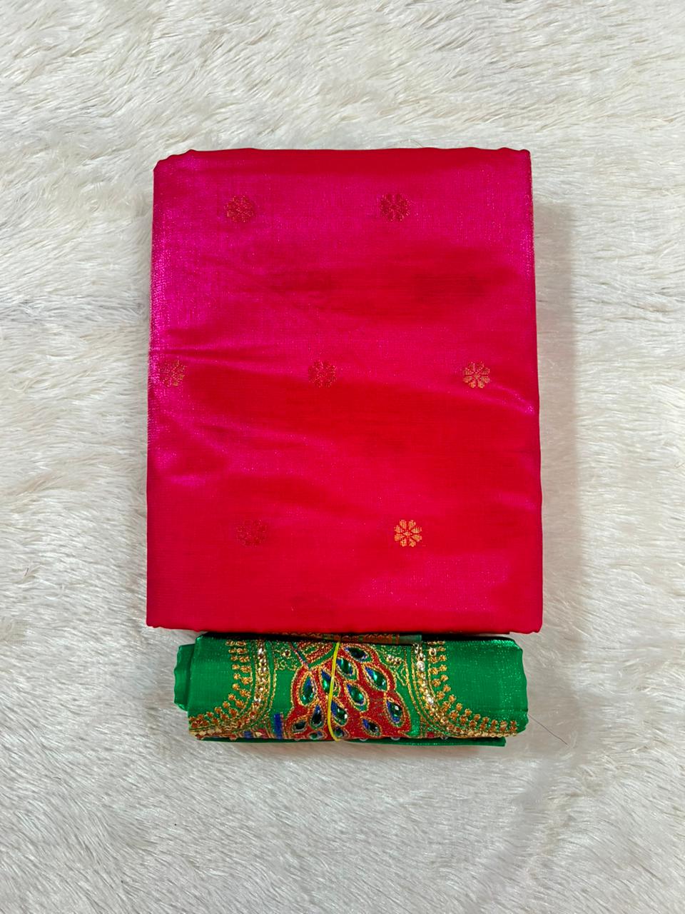 21.AariWork Kalanjali Paithani Sadi ( आरीवर्क कलांजली पैठणी साडी ) - Image 5