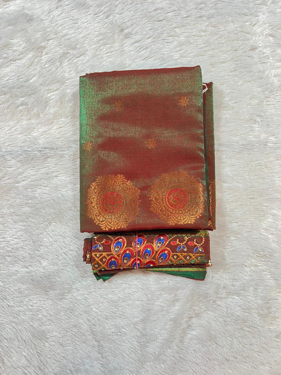 21.AariWork Kalanjali Paithani Sadi ( आरीवर्क कलांजली पैठणी साडी ) - Image 6