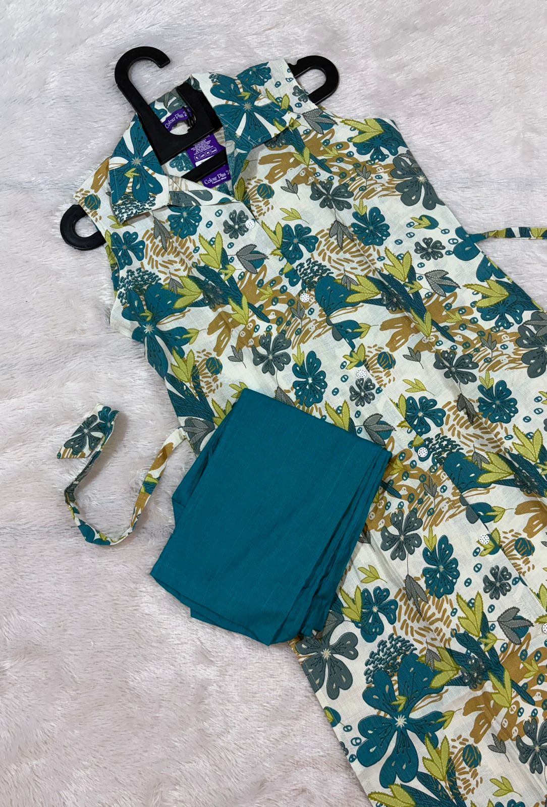 Printed Cord Set Daress ( प्रिंटेड कॉर्ड सेट ड्रेस ) - Image 2