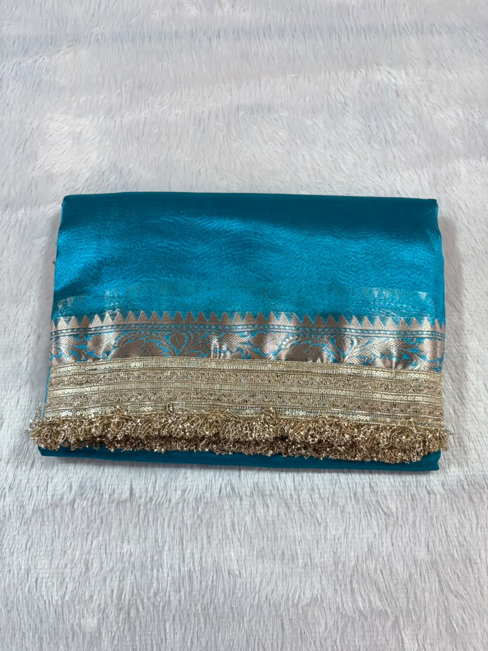 14.Plane Tissue Sadi ( प्लेन टिश्यू साडी ) - Image 8