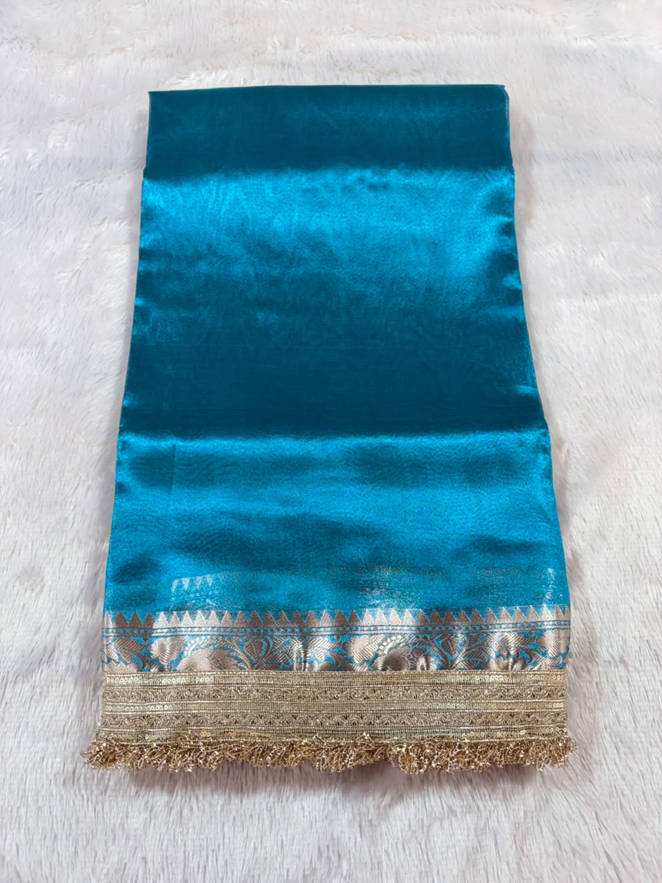 14.Plane Tissue Sadi ( प्लेन टिश्यू साडी ) - Image 10