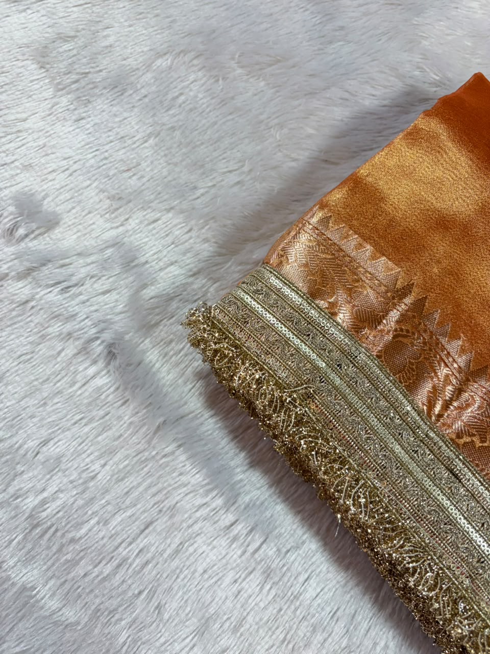 14.Plane Tissue Sadi ( प्लेन टिश्यू साडी ) - Image 6
