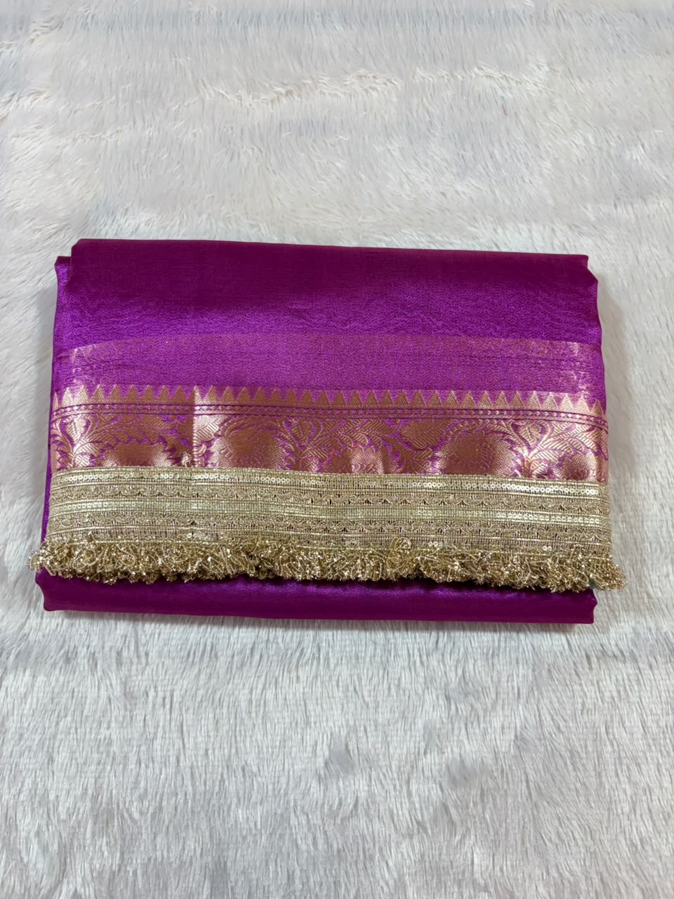 14.Plane Tissue Sadi ( प्लेन टिश्यू साडी ) - Image 2