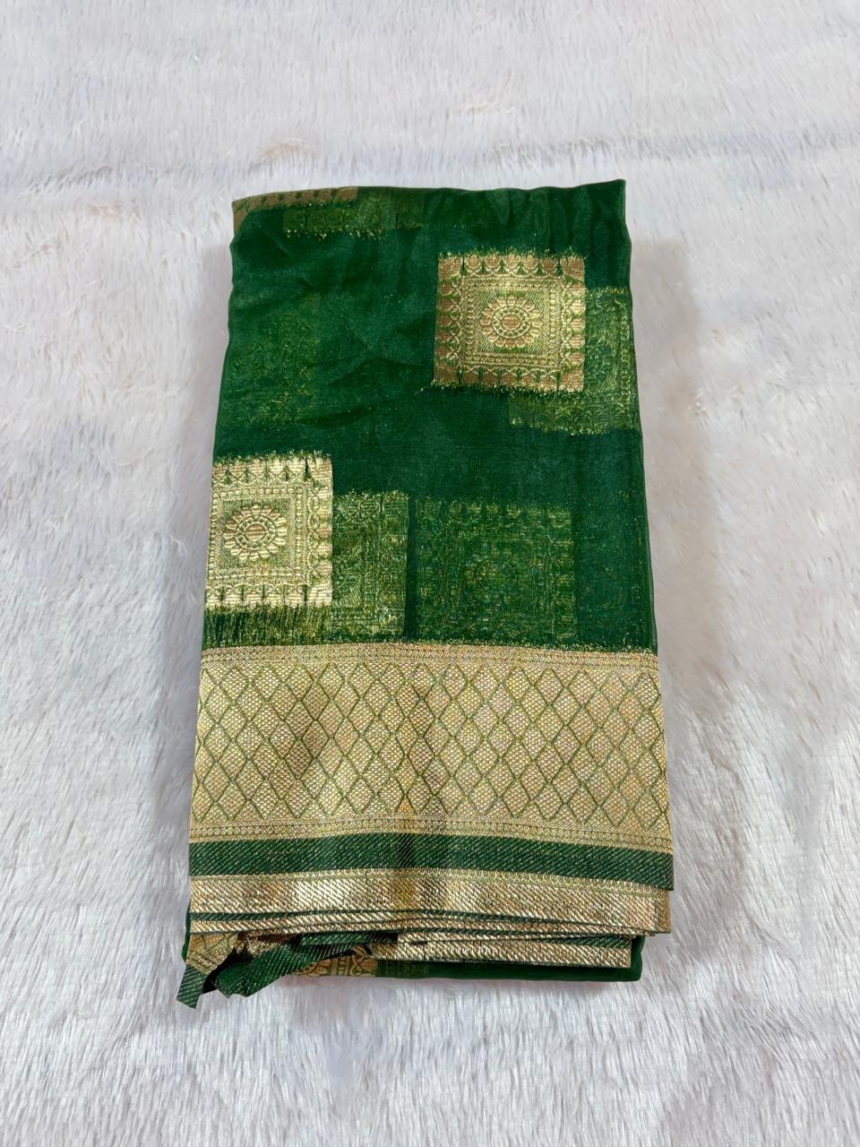 19. Original Fancy Organza Sadi ( ओरिजिनल फैंसी ऑरगंझा साडी ) - Image 8
