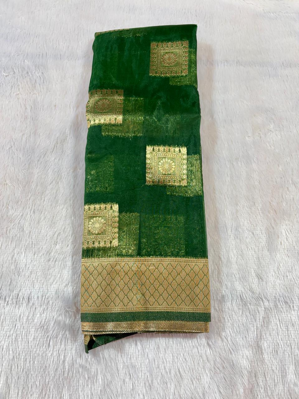 19. Original Fancy Organza Sadi ( ओरिजिनल फैंसी ऑरगंझा साडी ) - Image 10