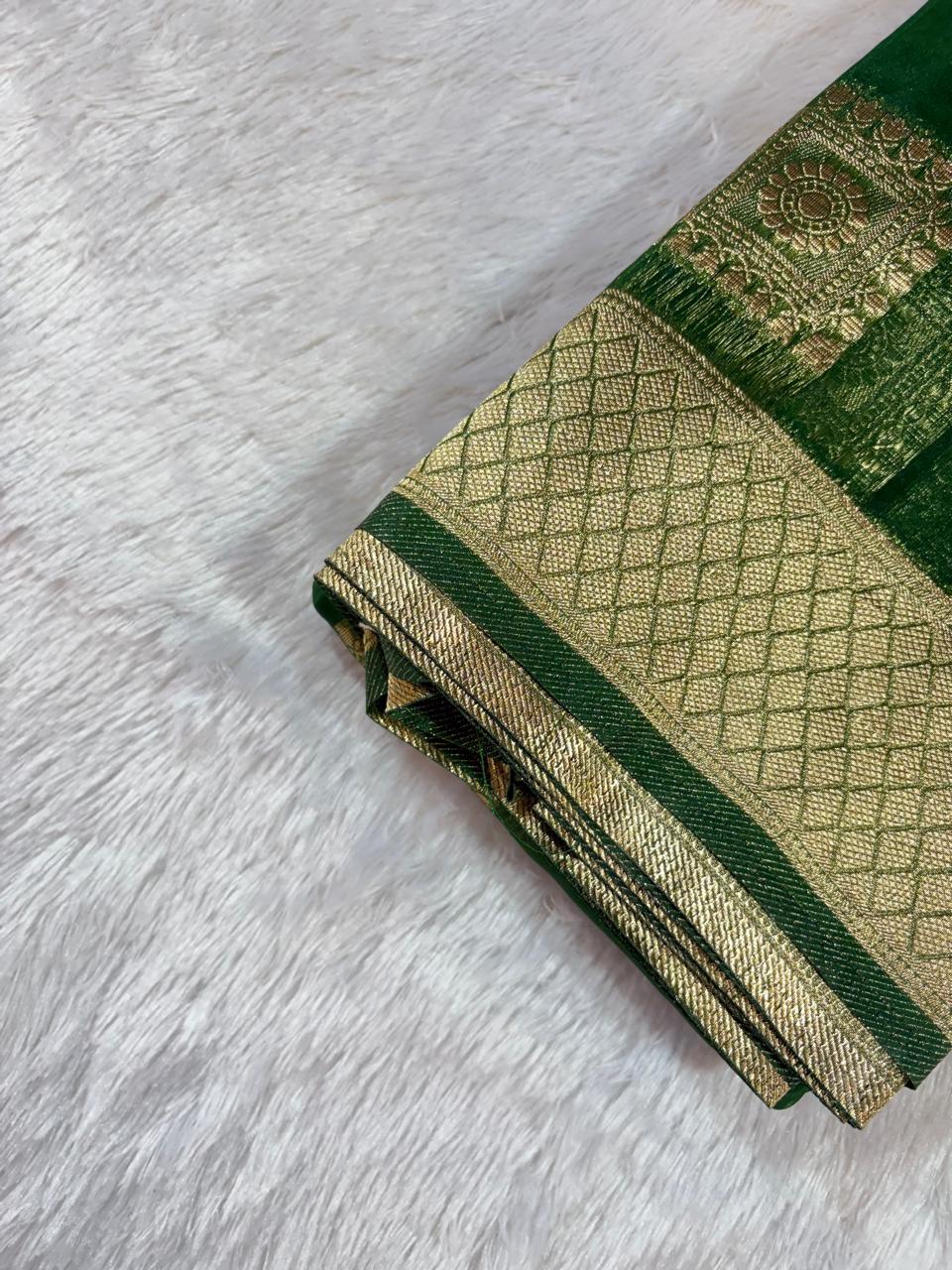 19. Original Fancy Organza Sadi ( ओरिजिनल फैंसी ऑरगंझा साडी ) - Image 9