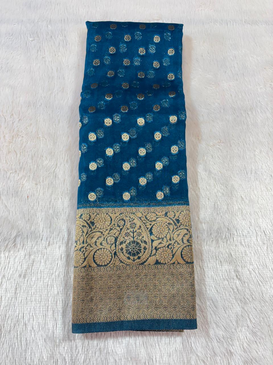 19. Original Fancy Organza Sadi ( ओरिजिनल फैंसी ऑरगंझा साडी ) - Image 14