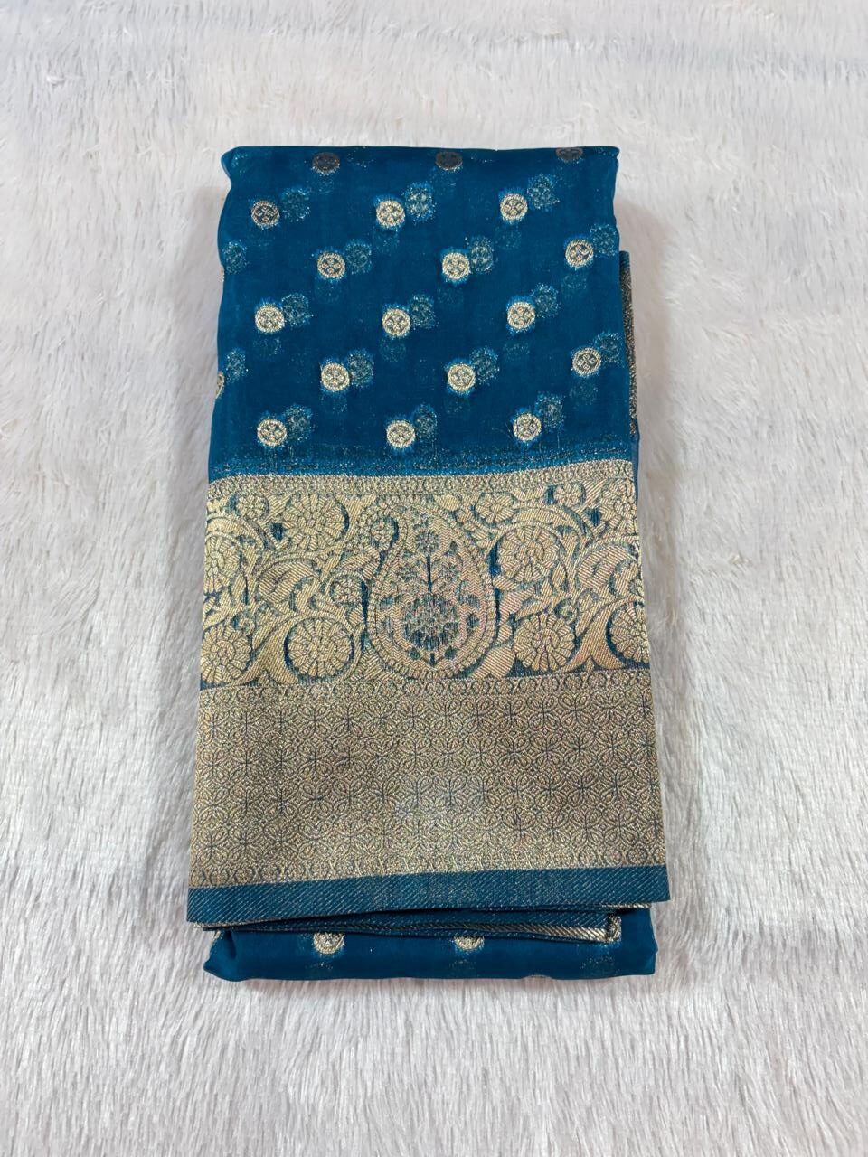 19. Original Fancy Organza Sadi ( ओरिजिनल फैंसी ऑरगंझा साडी ) - Image 16